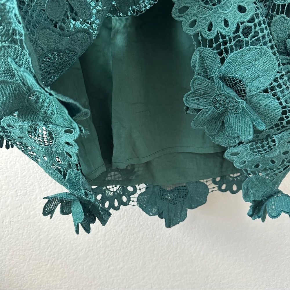 NWT J.MARIE The Seraphina Mini Dress in Green SZ S - Picture 7 of 11